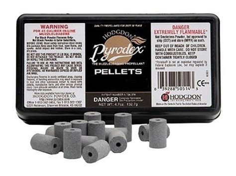 Hodgdon Pyrodex Black Powder Substitute 44 Caliber 30 Grain Pellets