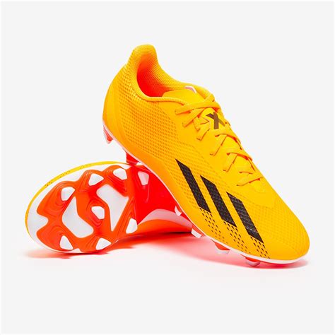 Adidas X Speedportal FG Or Solaire Noir Orange Solaire Equipe Chaussures De Foot Homme