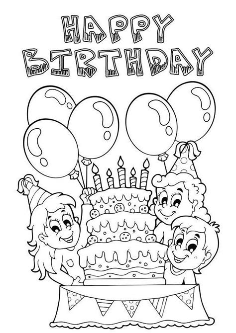 cool and funny printable happy birthday card and clip art ideas birthday… birthday coloring
