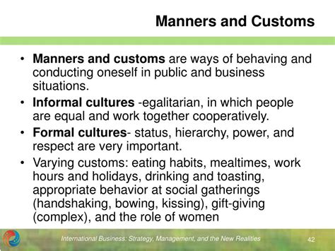 Ppt Chapter 5 The Cultural Environment Of International Business