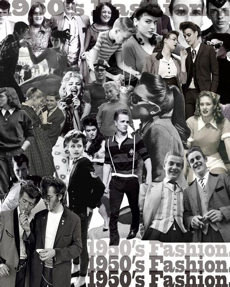 My 1950s Fashion Montage ファッション