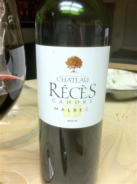 The World Of Wine Review 2009 Chateau Reces Malbec Cahors Aoc France