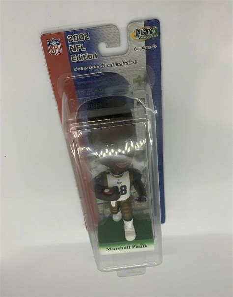 Marshall Faulk Home Jersey Bobblehead Ud Playmakers St Louis Rams New Blue Ebay