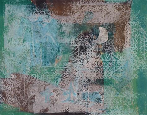 Maxwell Bennett Bates Moon Abstract Hodgins Art Auctions Ltd