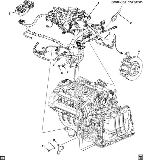 Diagram of cadilac northstar engine exploded view of. 2007 Cadillac DTS Harness. Engine wiring. Harness, eng wrg - 25813745 | Wholesale GM Parts Online,