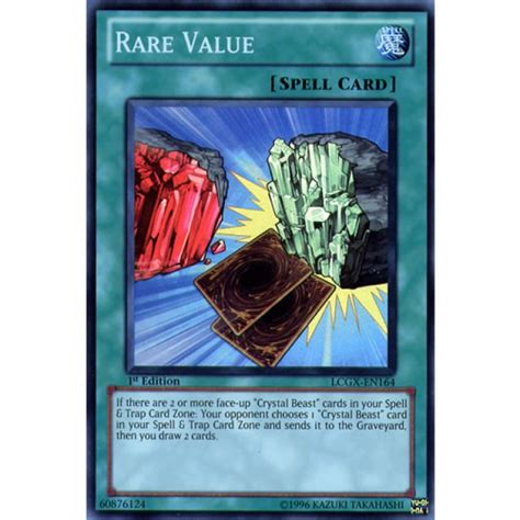There are 722 playable cards in the game, numbered from 001 to 722, and one unusable story card, the millennium item card. Rare Value LCGX-EN164 1st Edition Yu-Gi-Oh! Card