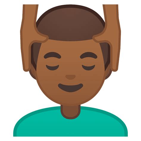 Man Getting Massage Emoji Clipart Free Download Transparent Png