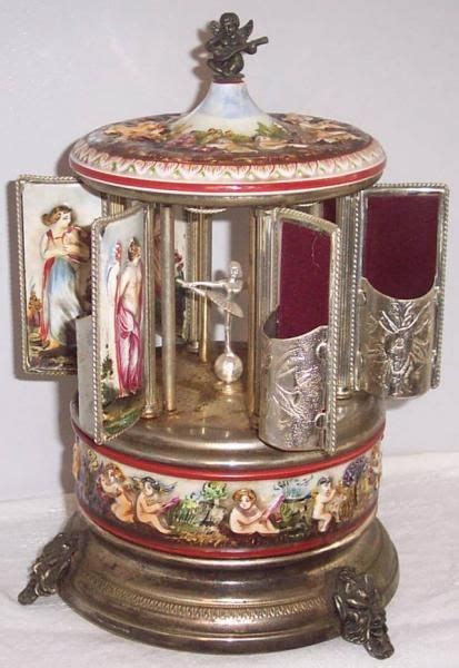 It is time to stop stealing from grandmother's jewelry box. Vintage Reuge Simu Florence Music Box Swiss Movement Plays ...
