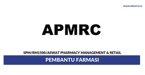Penolong pegawai farmasi gred u29. Jawatan Kosong Terkini Aswat Pharmacy Management & Retail ...