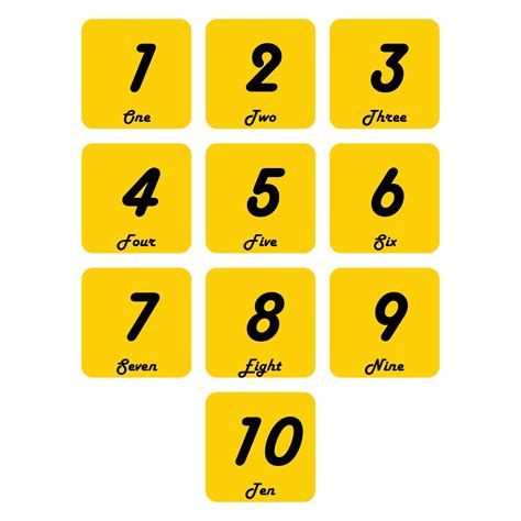 Number Chart 1 10 Printable Numbers Free Printable Numbers Images Porn Sex Picture