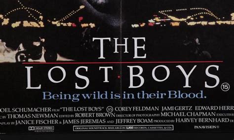 Lot 304 The Lost Boys 1987 Uk Quad Poster 1987 Current Price £275