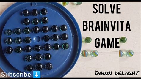 Brainvita Gamehow To Solve Brainvita To Get One Marbleeasy Trick