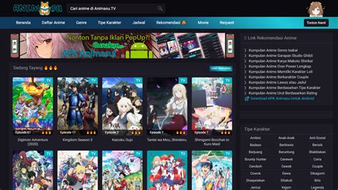 Download Animasu Apk Aplikasi Nonton Anime Gratis