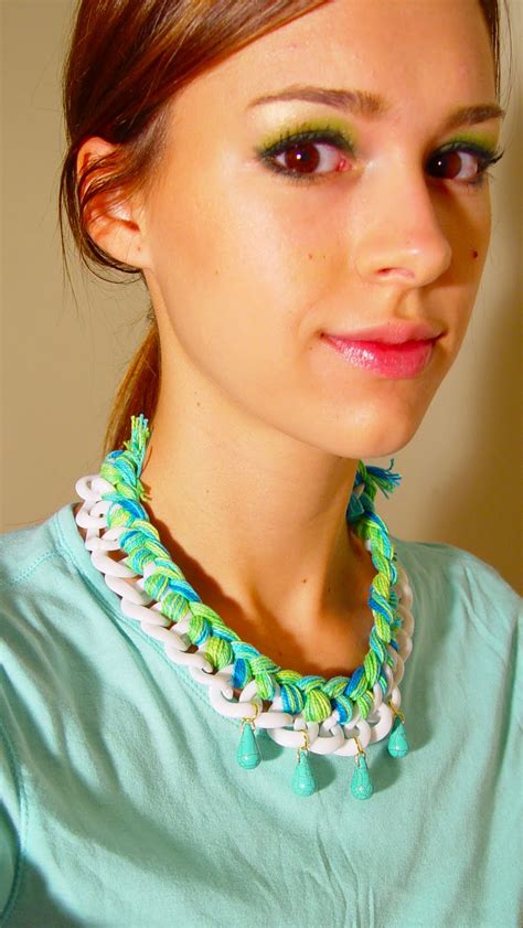 Life As Leah Diy Braided Chain Necklace Really Awesome