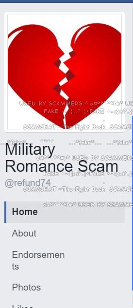 Scamhaters United Visit Us Also On Facebook And Instagram Military Romance Scam Fake