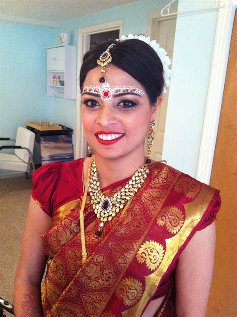Traditional South Asian Wedding Indian Bride Handpainted Bindis Indian Wedding Hair And