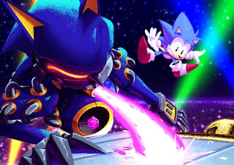 Artstation Vs Metal Sonic Sonic Mania