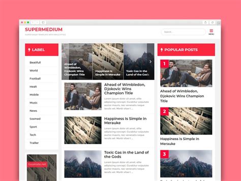 10+ Best Free Material Design Blogger Template [2020]