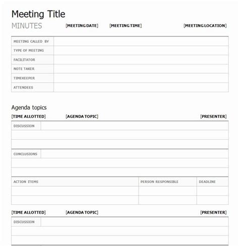 meeting notes template  beautiful    elements