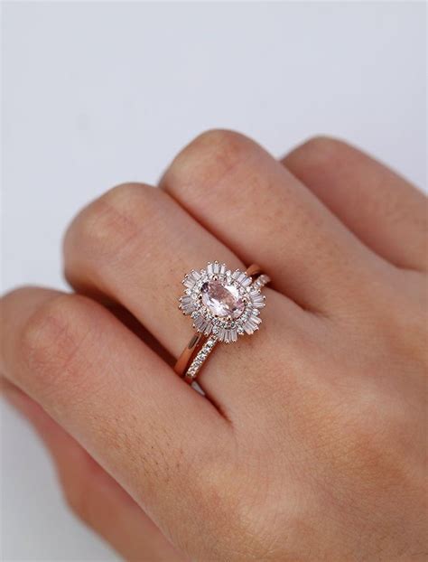 This gemstone looks amazing when paired with delicate settings which allow for maximum light to enter the stone. Pink Morganite engagement ring vintage Unique engagement ri… | Unique engagement rings rose gold ...