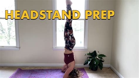 The majority of people will find it easier to learn the headstand because the length of the lever, your body, has been decreased. Headstand Prep Yoga - YouTube