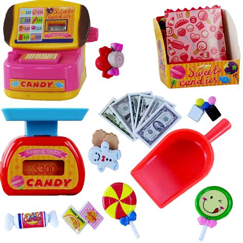 Childrens Pretend Food Candy Play My Own Candy Shop Toy Playset W