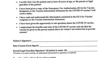 Covid Immunization Clinic Consent Form Pdf Google Drive