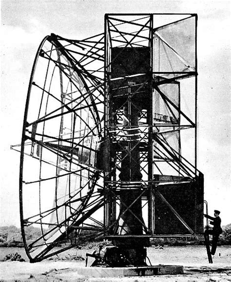 British Radar Installation Second World War 1945 Print 4393165