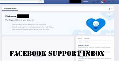Support Inbox Facebook Support Inbox How To Access The Facebook