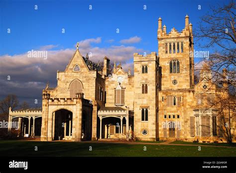 The Lyndhurst Castle Historic Home Of Financier Jay Gould Is A