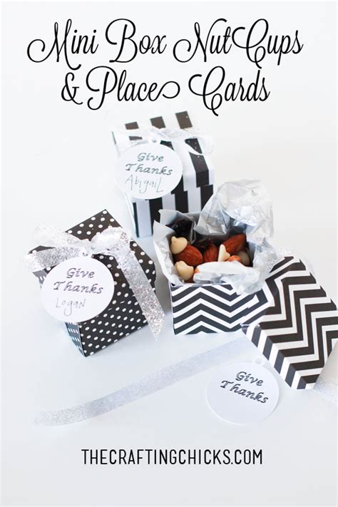 Maybe you would like to learn more about one of these? Mini Box Nut Cups & Place Cards for Thanksgiving - The ...