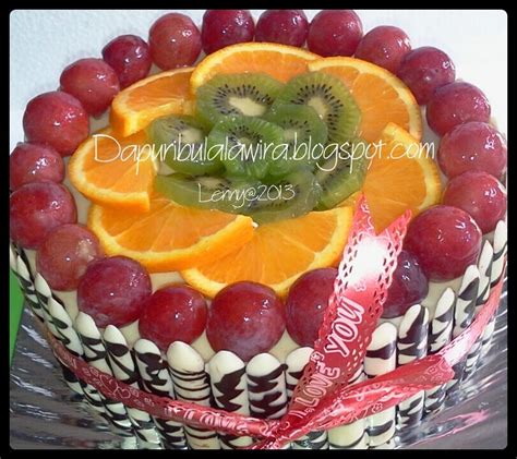 30 trend terbaru aneka puding buah ultah alexandra gardea. Cake Puding hias buah Pesanan Anom | Dapur Ibu Lala Wira