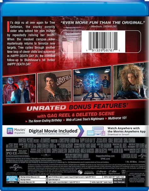 Buy Happy Death Day 2u Dvd Digital Blu Ray Gruv