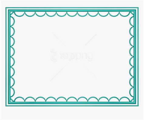 Free Png Teal Border Frame Png Margenes Para Power Point Png Image My XXX Hot Girl