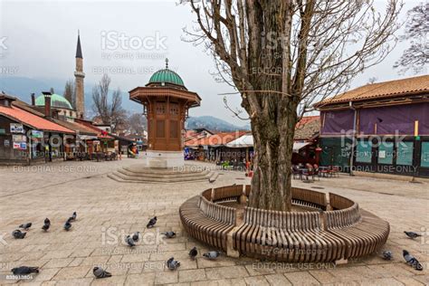 Center Of The Old Town In Sarajevo Bosnia And Herzegovina ...