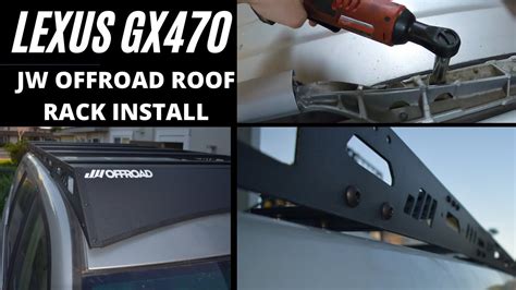 Lexus Gx470 Roof Rack Install Jw Offroad Youtube