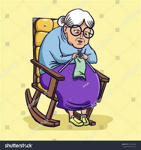 Maybe you would like to learn more about one of these? Vector Illustration Grandma Old Lady On Stock Vector ...
