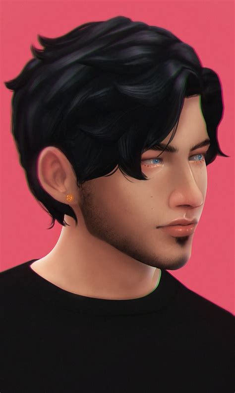 21 Best Sims 4 Male Hair Images On Pinterest Male Hair Sims Cc And