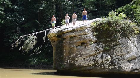 Swimming Hole In The Red River Gorge Sometimes Called Jump Rock Youtube