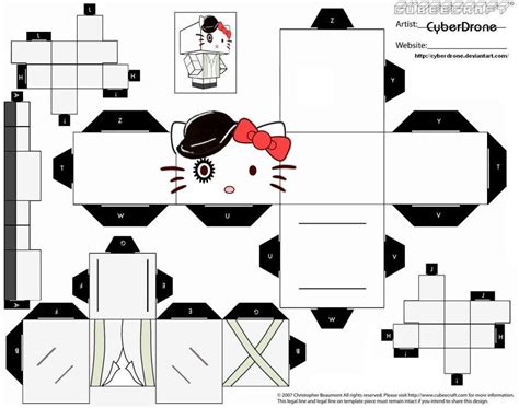 9 New Hello Kitty Papercraft Freedom