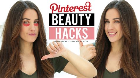 Probando 8 Trucos De Belleza De Pinterest 8 Pinterest Beauty Hacks Tested Youtube