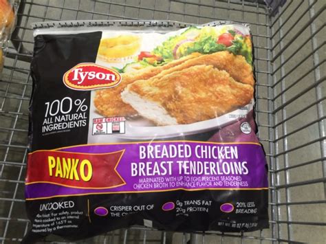 Tyson Foods Panko Breaded Tenders 5 Pound Bag - CostcoChaser
