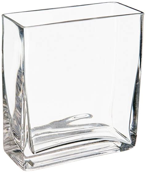 Rectangular Glass Vase For Multifunctional Usage Decor On The Line