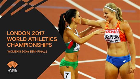 Women S 200m Semi Finals World Athletics Championships London 2017 While We Re Waiting For