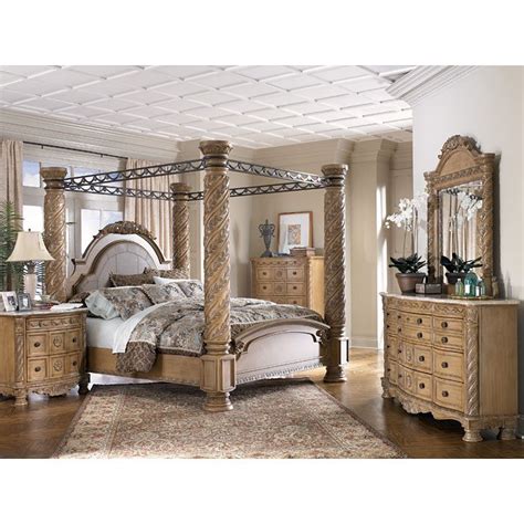 Pair it with twin platform bed in pure black for a complete kit. South Coast Poster Canopy Bedroom Set Millennium ...
