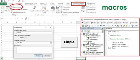 Introducción A Los Pasos Para Crear Macros En Excel