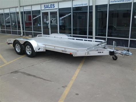 This makes aluminum trailers cheaper to operate and last longer. Open Flatbed Car Haulers | Trailer World of Bowling Green ...