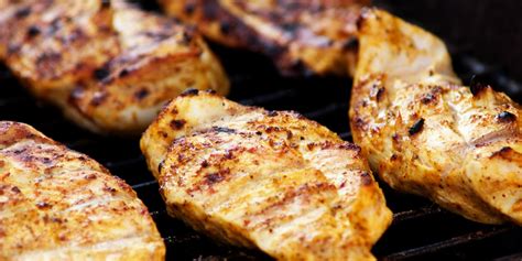 Boneless, skinless chicken breasts, salt, pepper, olive oil. Yogurt-Marinated Grilled Chicken recipe | Epicurious.com
