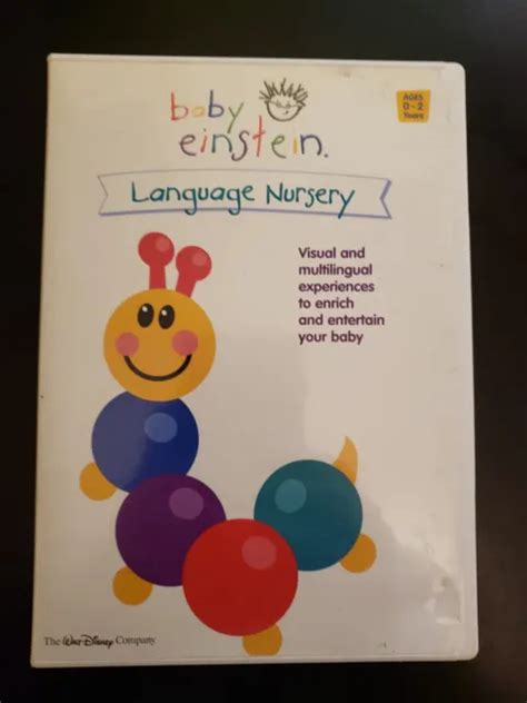 Disneys Baby Einstein Language Nursery Dvd With Case Buy 2 Get 1 Free