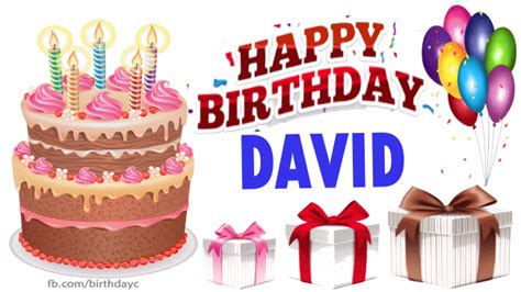 Descobrir 48 Imagem Happy Birthday David Vn